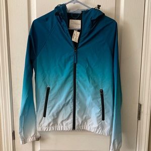 New with Tag Aeropostale Teal Ombré Windbreaker
